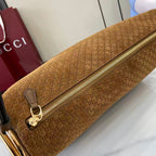 Gucci GG Shoulder Bag Canvas Brown .