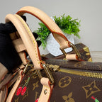 Louis Vuitton Keepall Bandoulière 45 Monogram Cherry .