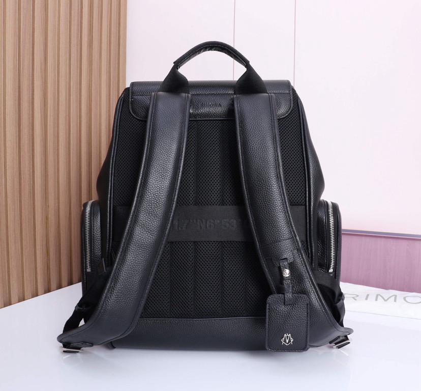 Mochila Rimowa Structured Leather Backpack Black .