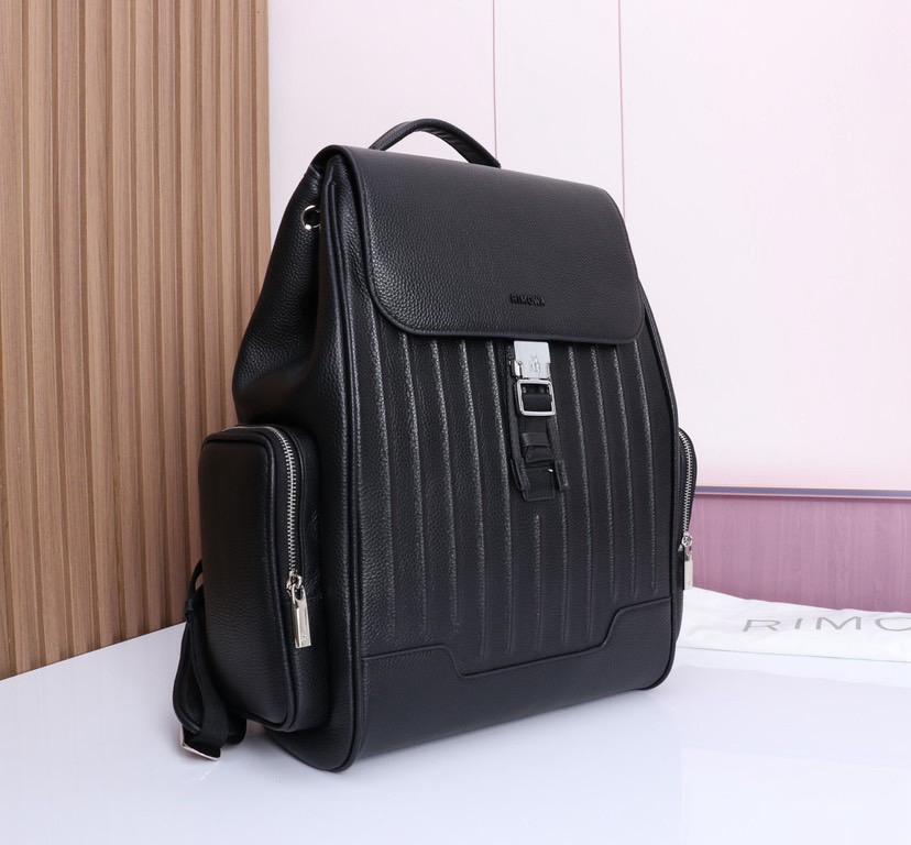 Mochila Rimowa Structured Leather Backpack Black .