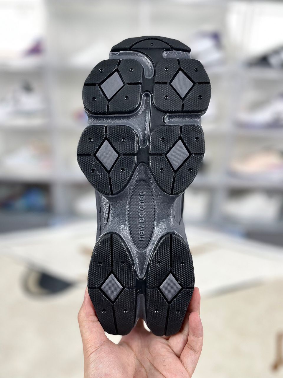 New Balance 9060 Black Grey Sneakers .