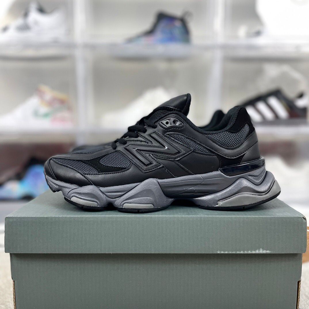 New Balance 9060 Black Grey Sneakers .