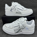 Valentino Garavani VLTN Band Sneaker Couro Branco .