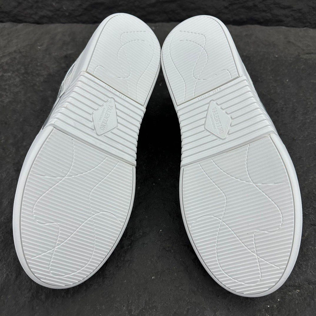 Valentino Garavani VLTN Band Sneaker Couro Branco .