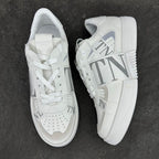 Valentino Garavani VLTN Band Sneaker Couro Branco .