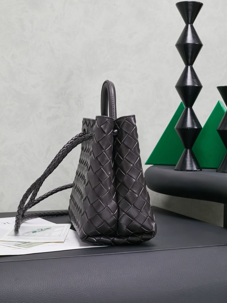 Bottega Veneta Andiamo Bag Couro Marrom