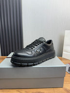 Prada Leather Sneaker Black