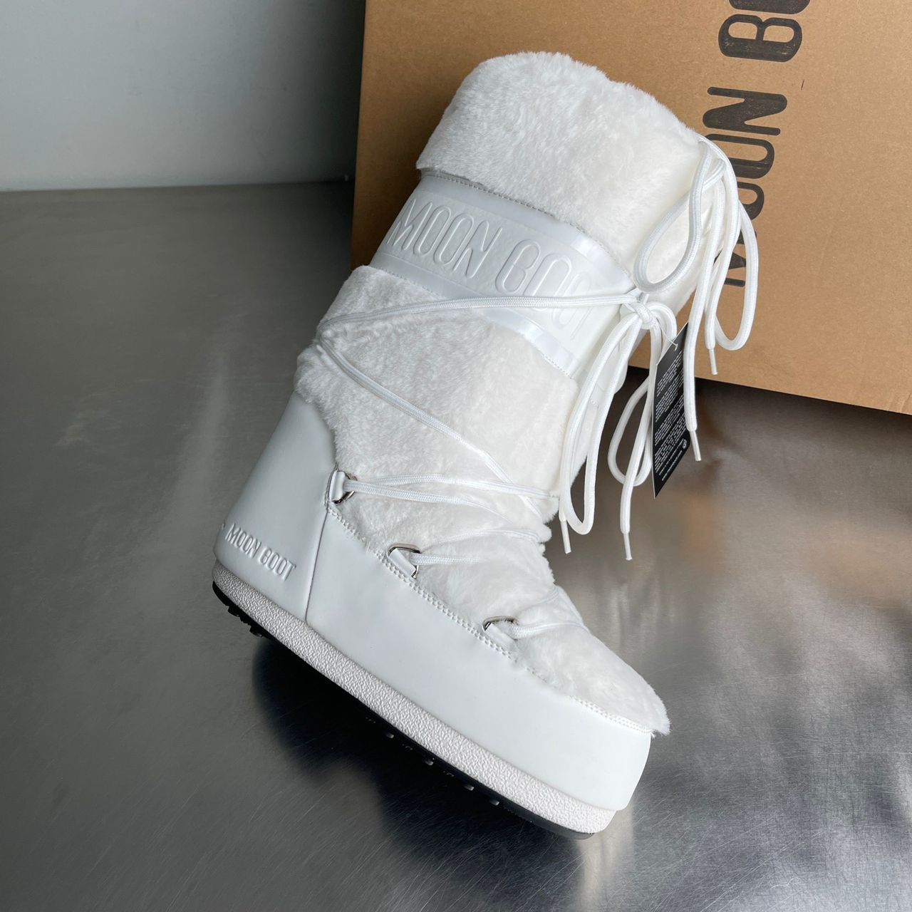 Bota Moon Boot Icon Faux Fur