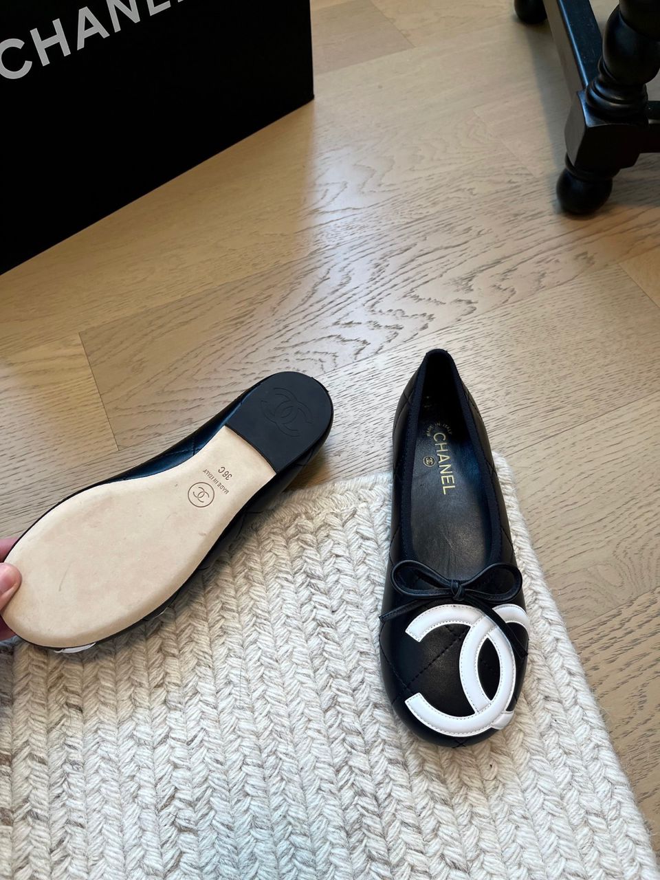 Sapatilha Chanel Coco Beach Black