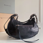 Balenciaga Le Cagole Shoulder Bag preta .