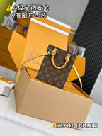 Louis Vuitton Petit Sac Plat Monogram Brown .