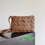 Bottega Veneta Cassette Intrecciato Leather Bag Caramel .