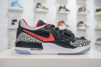 Jordan Tênis masculino Air Legacy 312 Low na cor preta e Wolf Grey .