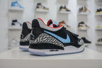 Jordan Tênis masculino Air Legacy 312 Low na cor preta e Wolf Grey .