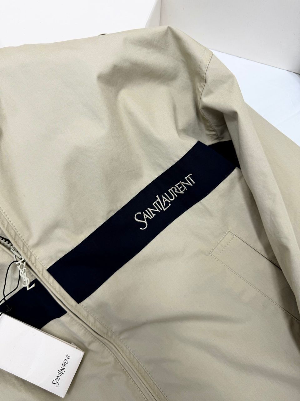 Jaqueta Saint Laurent em Canvas de Algodão .