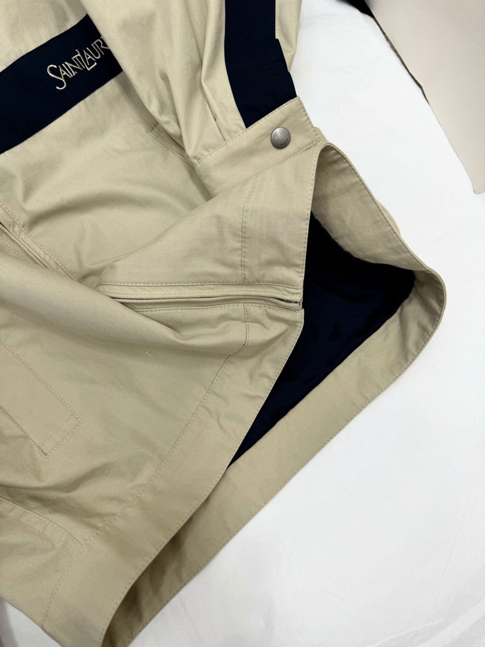 Jaqueta Saint Laurent em Canvas de Algodão .