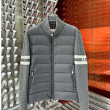 Moncler Padded Wool Zip-Up Cardigan .