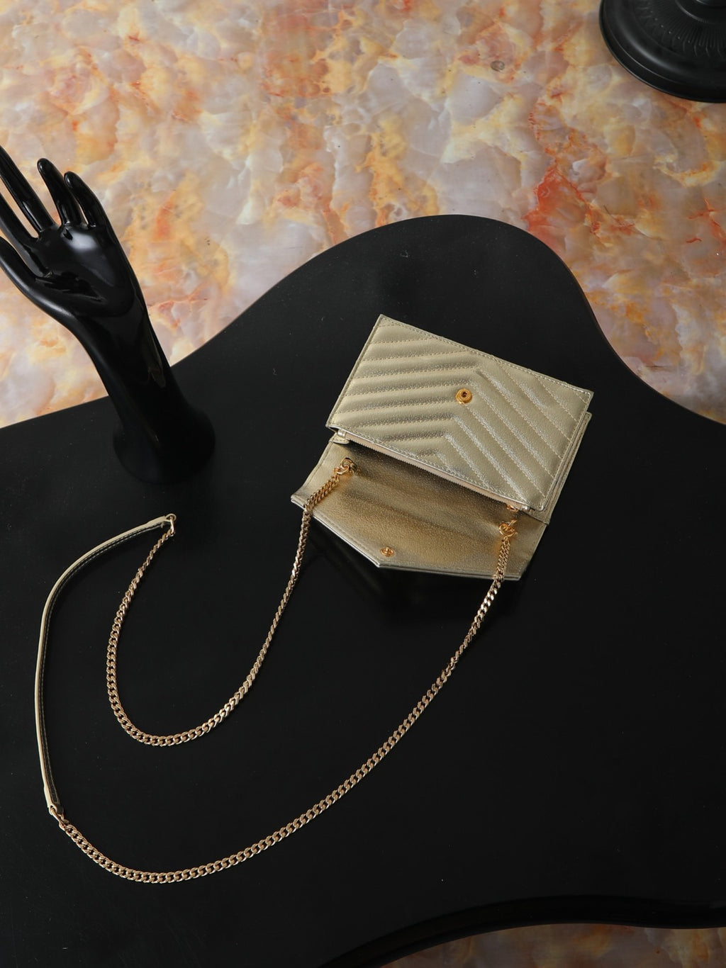 Bolsa Saint Laurent Chain Wallet