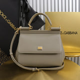 Dolce & Gabbana Sicily Small Handbag Taupe .
