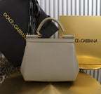 Dolce & Gabbana Sicily Small Handbag Taupe .