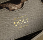 Dolce & Gabbana Sicily Small Handbag Taupe .