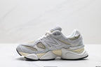 Tênis New Balance 9060 em Mesh e Camurça Off White .