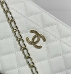 Bolsa CHANEL WOC White ferragens douradas