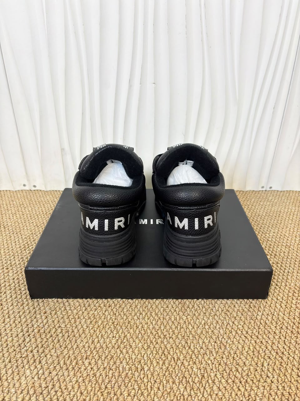 AMIRI MA-1 Black Leather (Triple Black) .