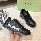 Off-White Out Of Office "FOR WALKING" Black White .