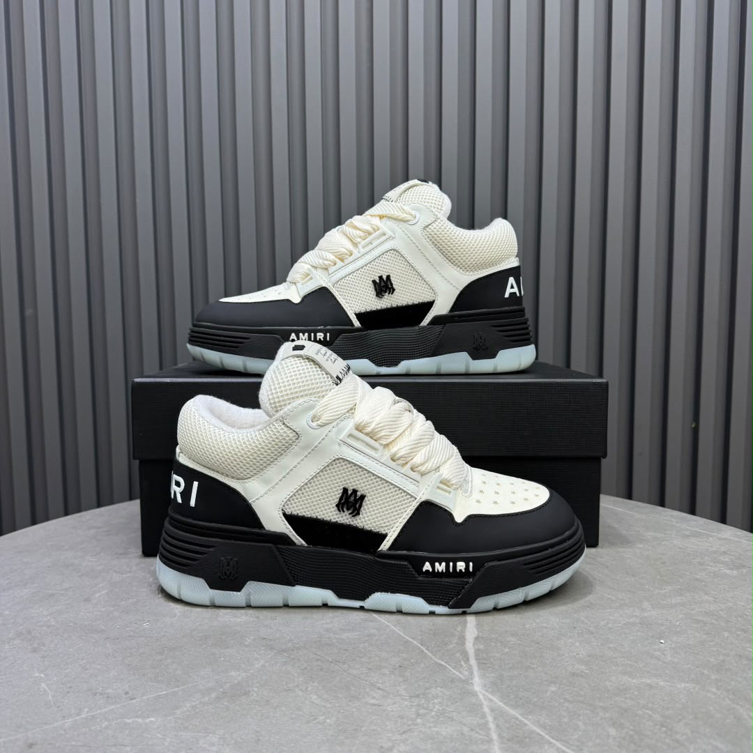 AMIRI MA-1  preto e off-white .