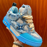 Louis Vuitton Skate "Blue Swarovski Monogram"