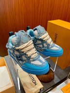 Louis Vuitton Skate "Blue Swarovski Monogram"
