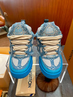 Louis Vuitton Skate "Blue Swarovski Monogram"
