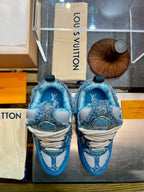 Louis Vuitton Skate "Blue Swarovski Monogram"