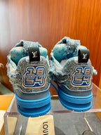 Louis Vuitton Skate "Blue Swarovski Monogram"