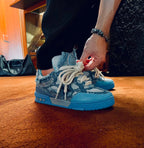 Louis Vuitton Skate "Blue Swarovski Monogram"