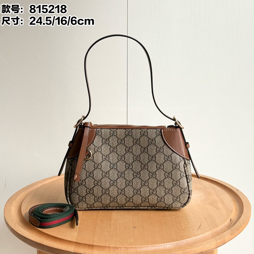 Gucci GG Emblem Small Shoulder Bag .