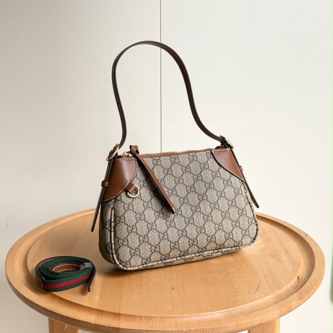 Gucci GG Emblem Small Shoulder Bag .