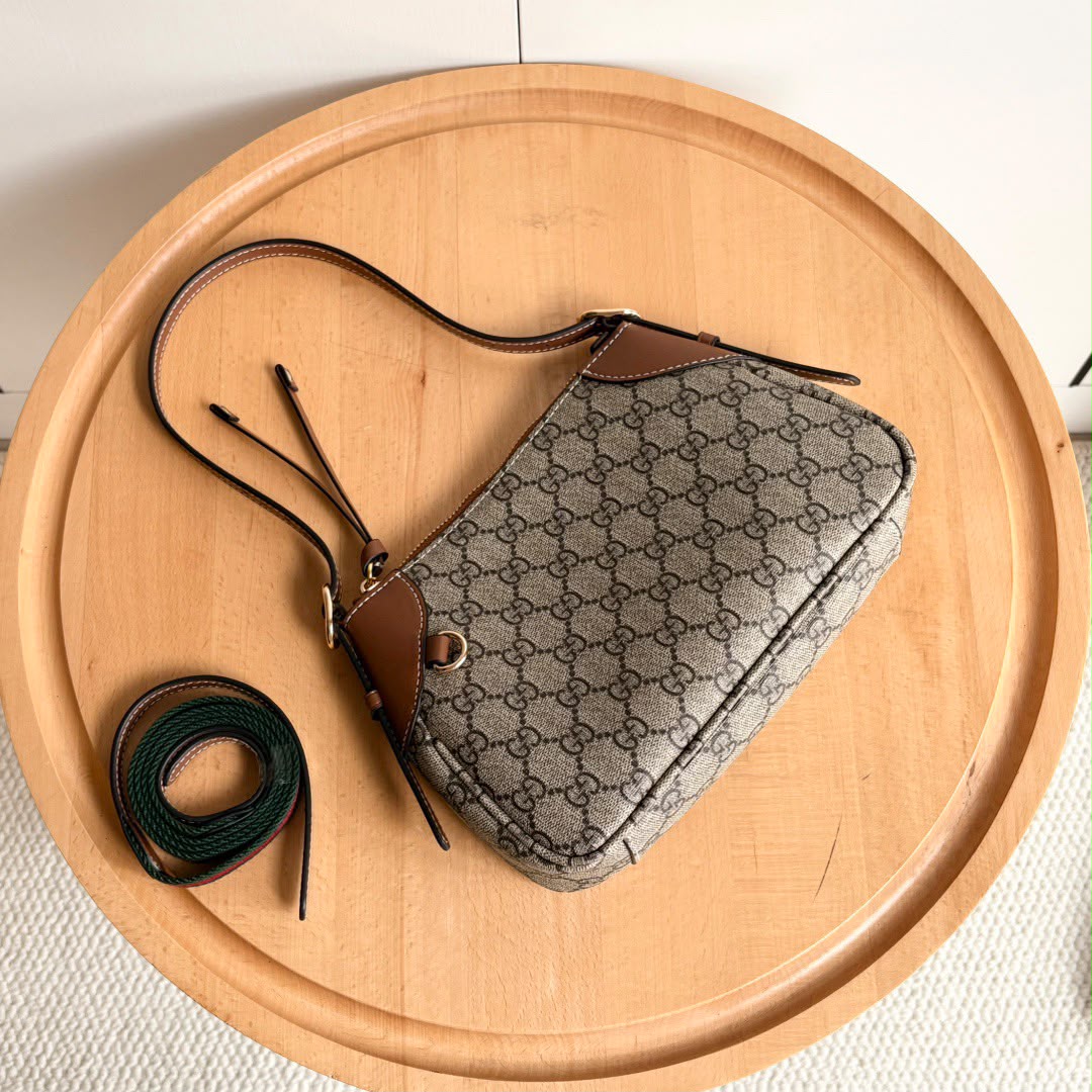 Gucci GG Emblem Small Shoulder Bag .