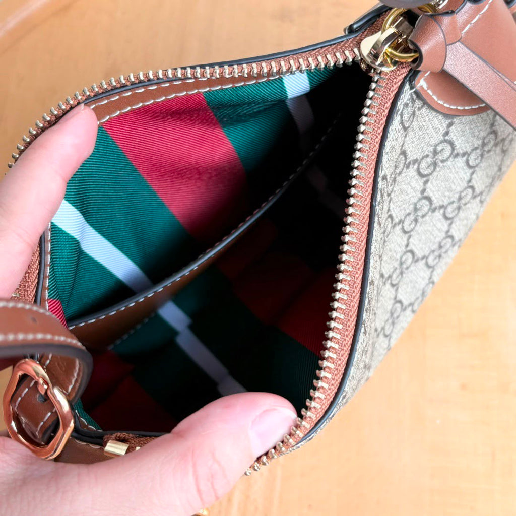 Gucci GG Emblem Small Shoulder Bag .