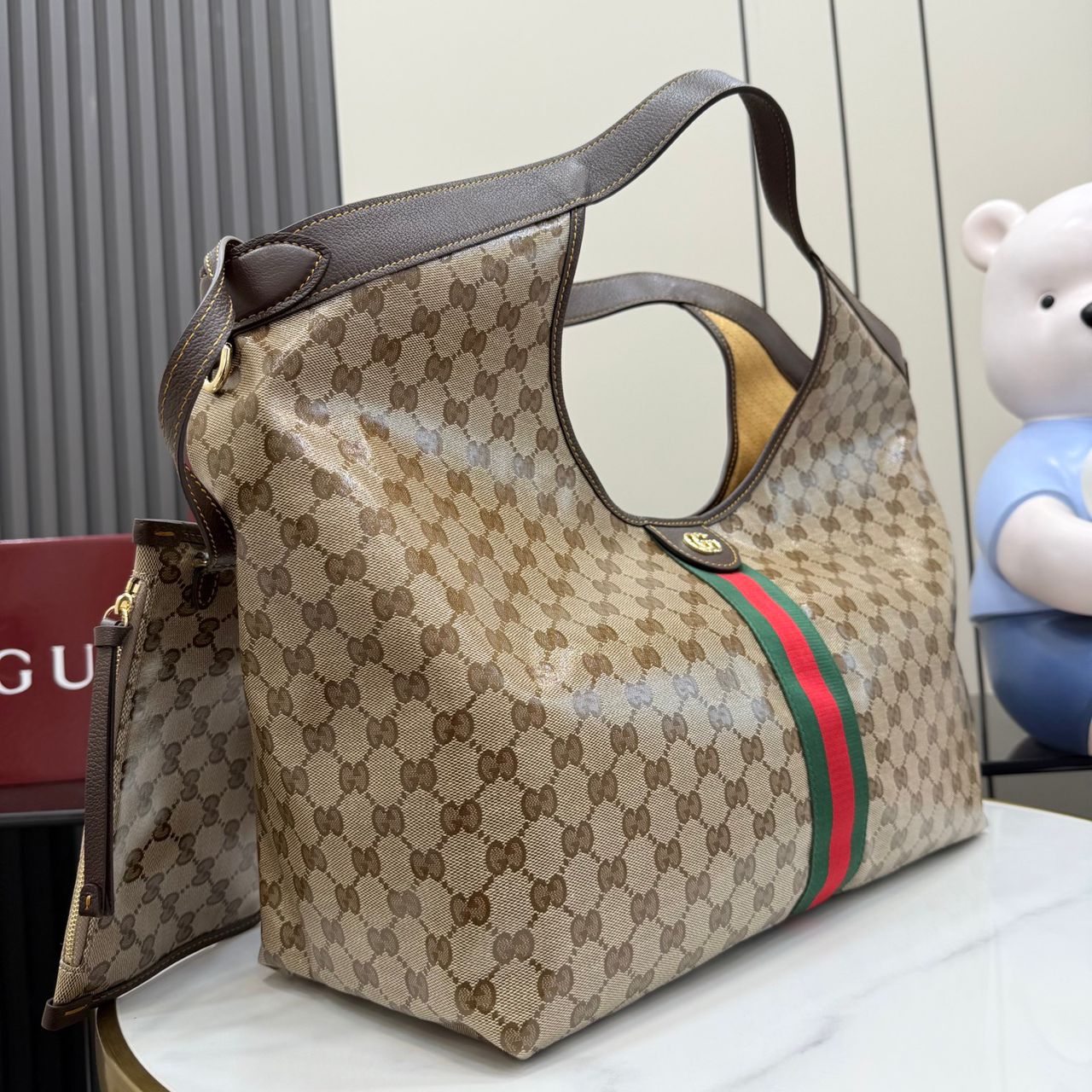 Gucci Giglio large tote fabric