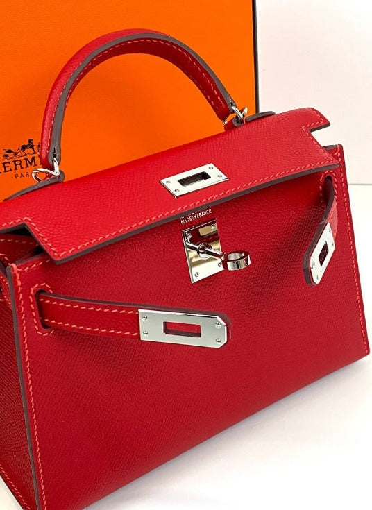 Bolsa Hermes Kelly 20 vermelha