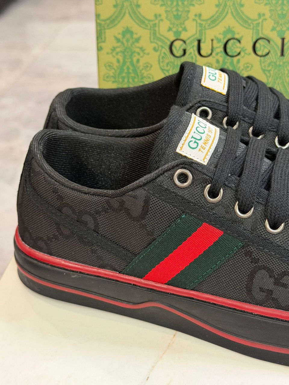 Tênis Gucci Off The Grid Tennis 1977 Preto .
