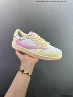 Air Jordan 1 Low Travis Scott muslin and shy pink