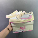 Air Jordan 1 Low Travis Scott muslin and shy pink