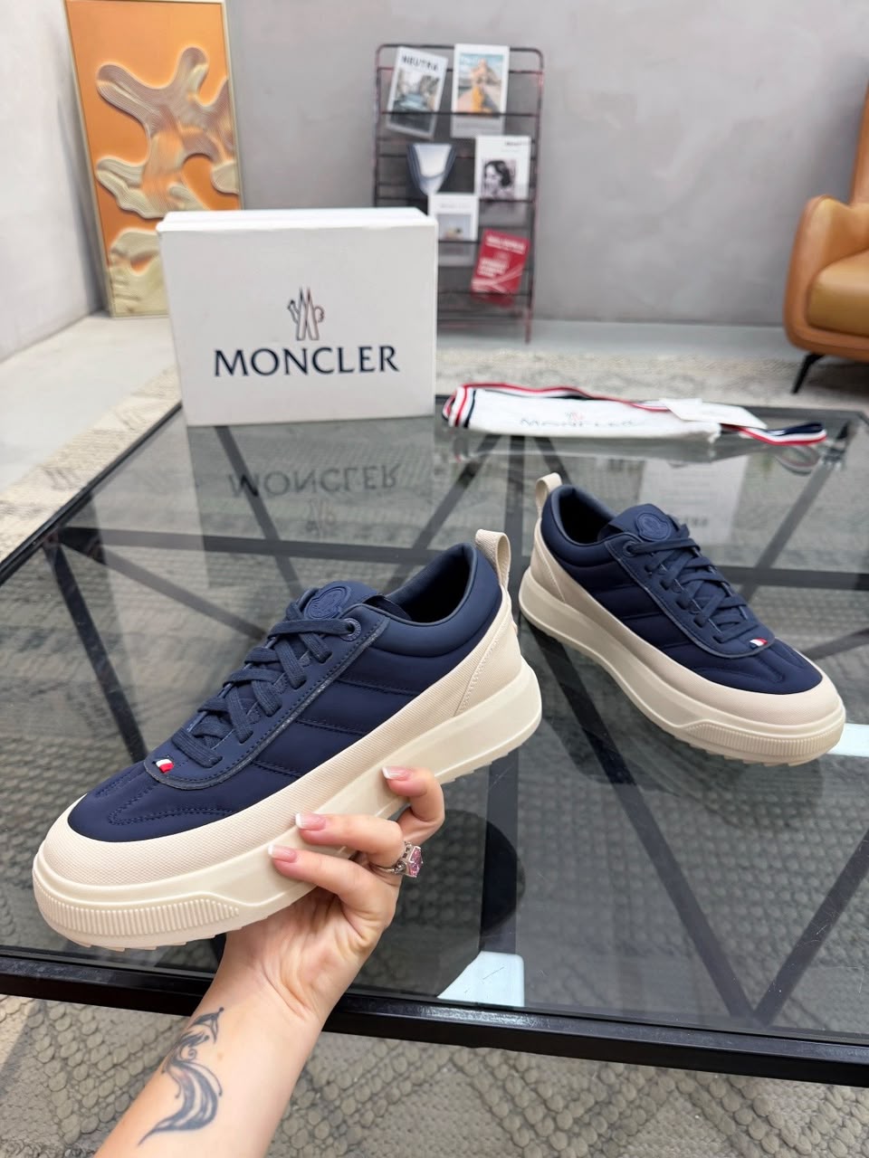 Tênis Moncler Vera Leisure Nylon