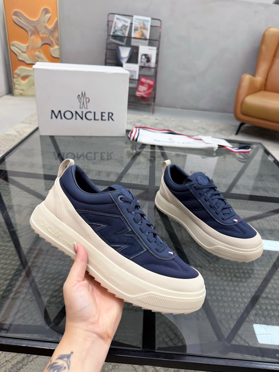 Tênis Moncler Vera Leisure Nylon