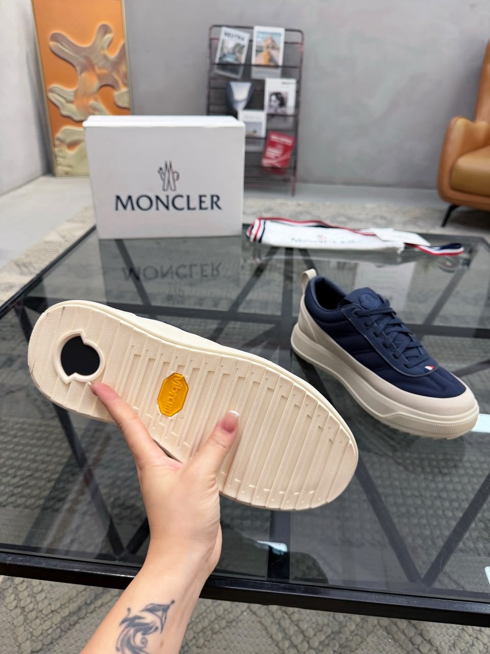 Tênis Moncler Vera Leisure Nylon