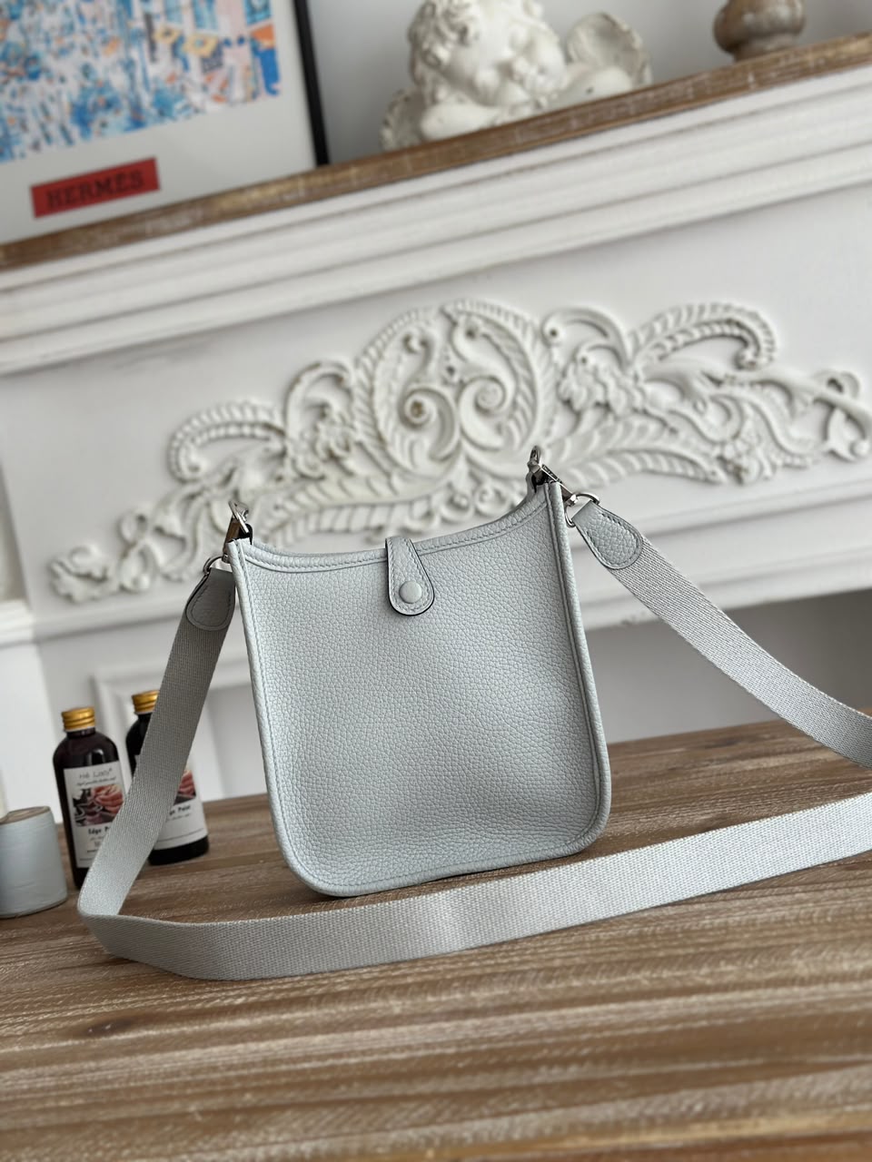 Bolsa Hermes Evelyne white