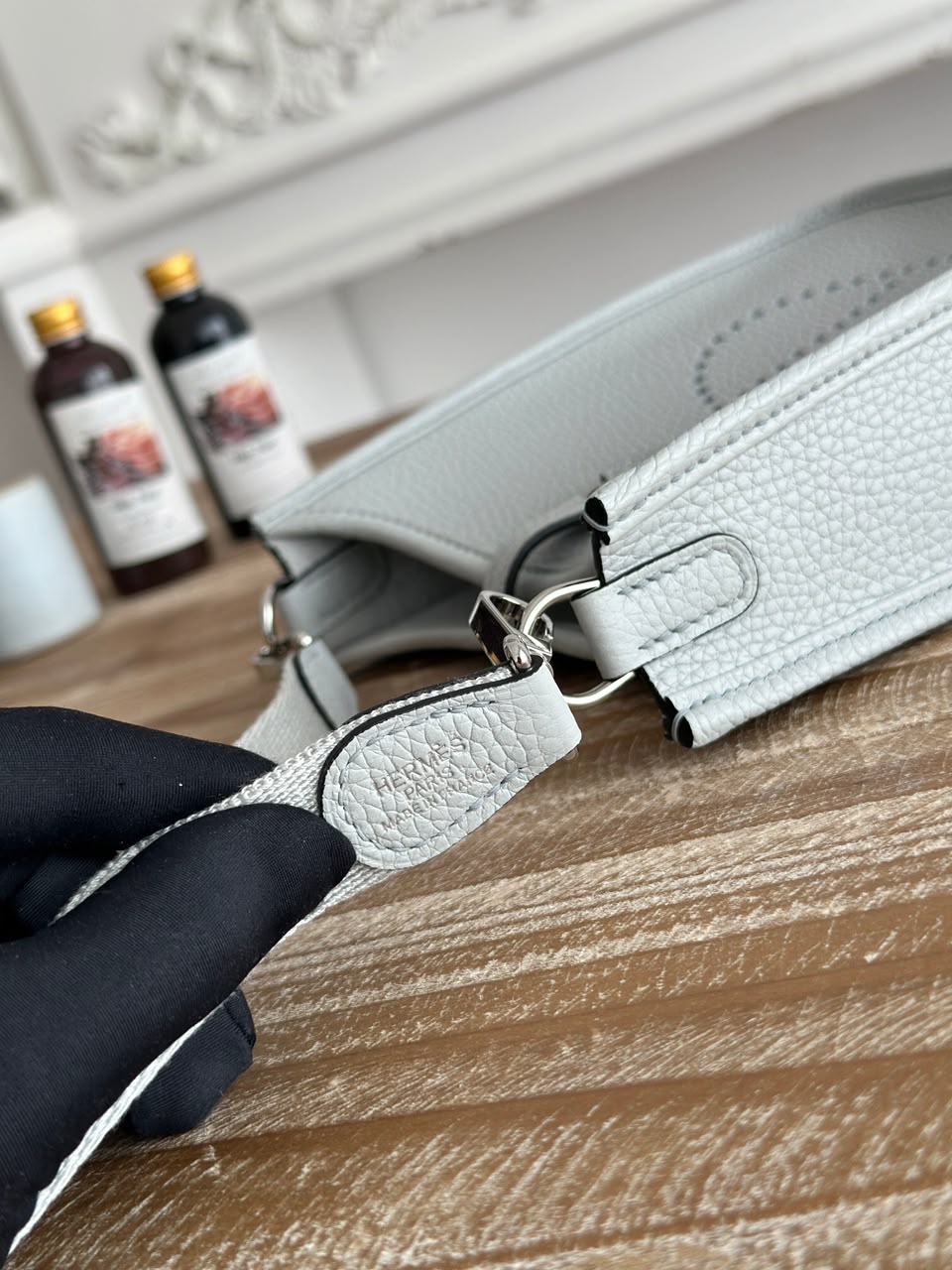 Bolsa Hermes Evelyne white